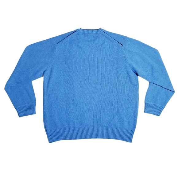 Vintage 2002 Tommy Hilfiger Mens Chest Stripe Sweater Blue Size XL With Tags - Picture 3 of 7